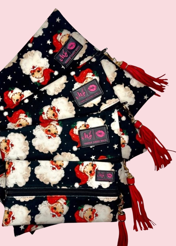 Makeup Junkie Bags - Midnight Merry Travel Bags [Pre-Order]