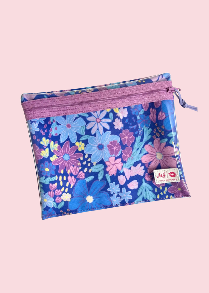 Makeup Junkie Bags - Breezy Bouquet 30A Zippy Clear Pouch [Pre-Order]