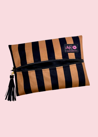 Makeup Junkie Bags - Cabana Onyx Flat Lay [Pre-Order]