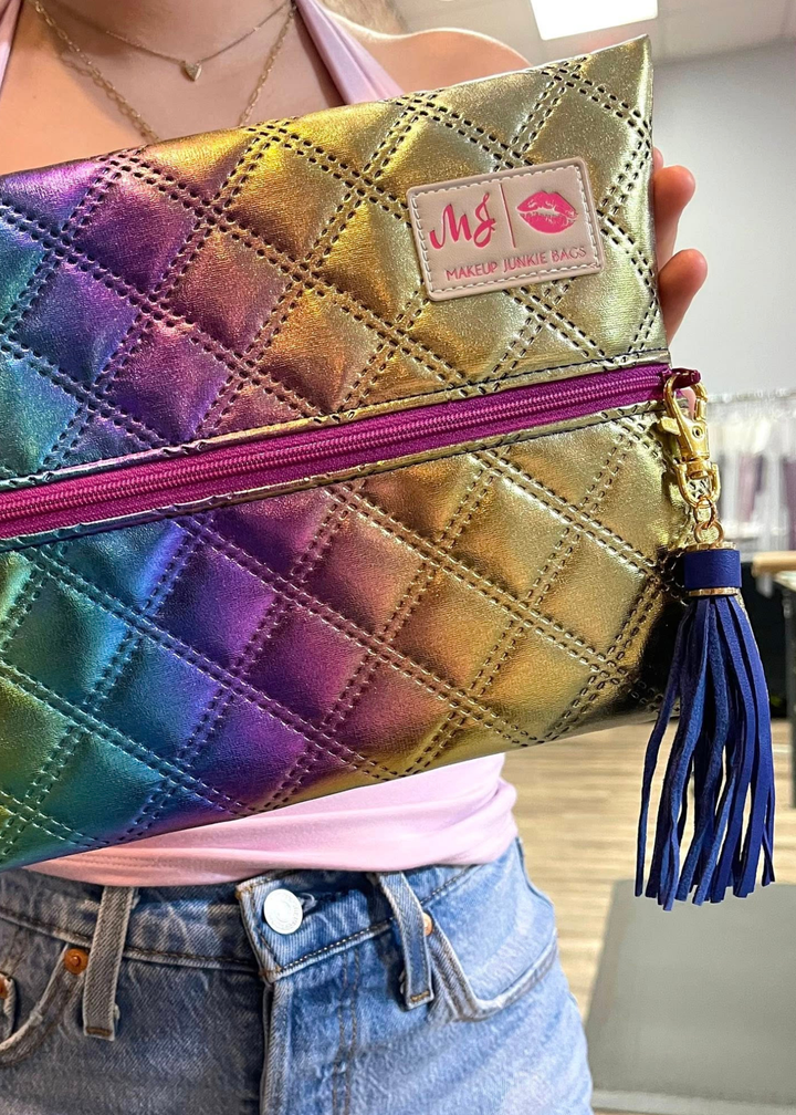 Makeup Junkie Bags - Mermaid Luster Travel Bags [Ready to Ship]