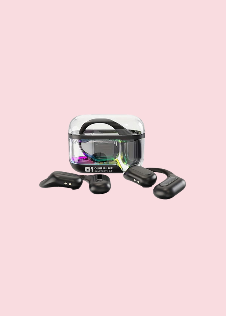 Tech Trendz - Black Open Ear Headphones