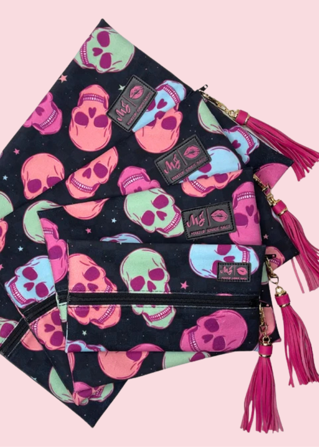 Makeup Junkie Bags - Ghouls Night Out Travel Bags [Pre-Order]