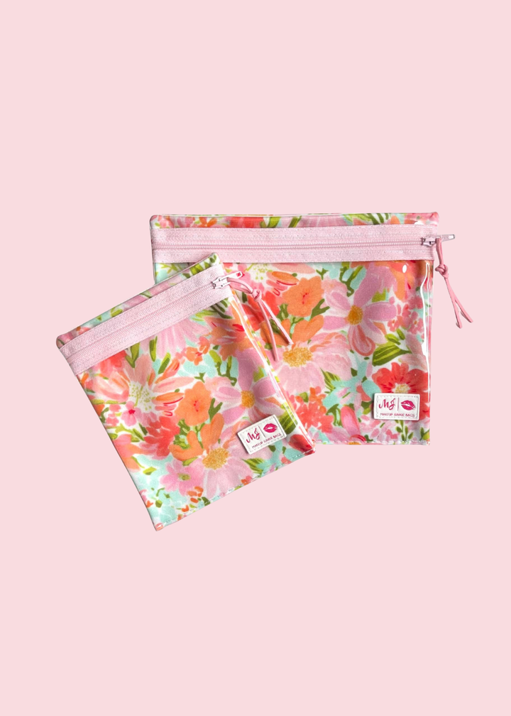 Makeup Junkie Bags - Summer Loving Travel Bags [Ready to Ship]