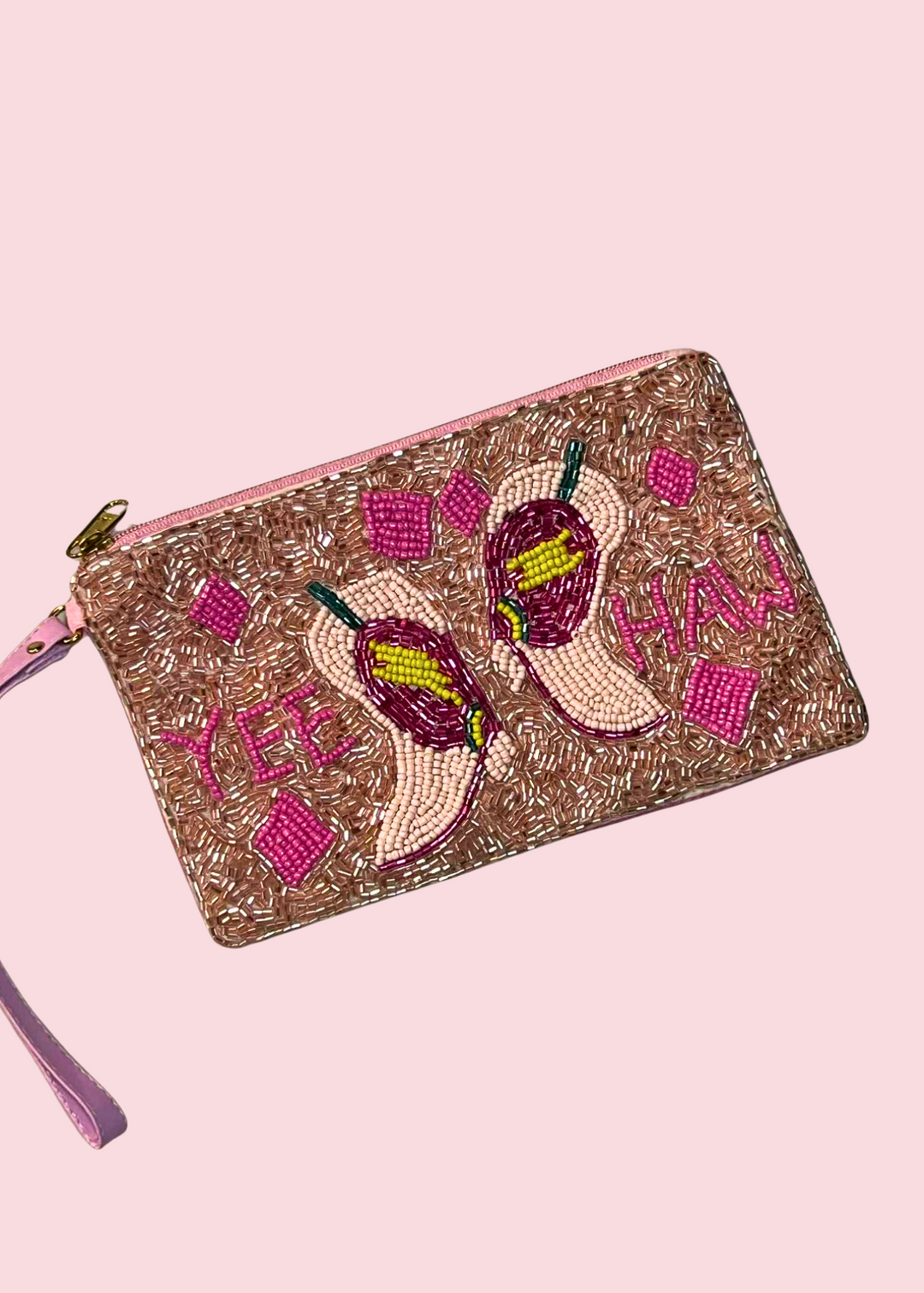 All That Glitterz - Bling Beaded Zippy Bag