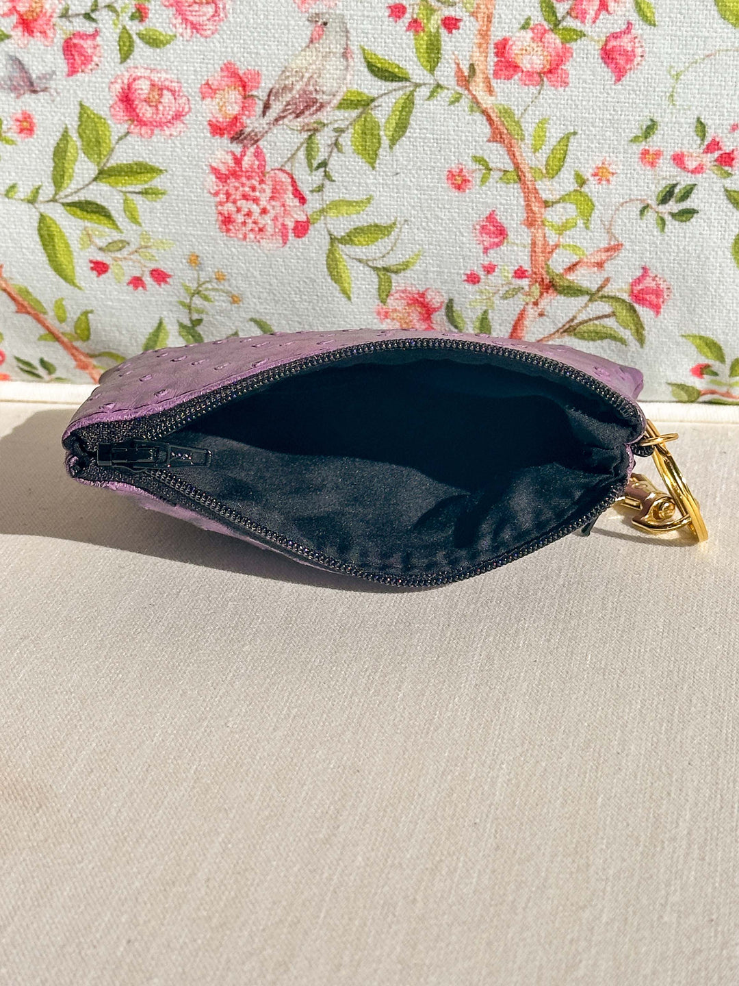 Makeup Junkie Bags - Imperial Ostirch Zip It [Ready to Ship]