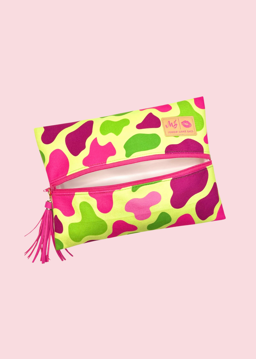 Makeup Junkie Bags - Wild Raspberry Flat Lay Bag [Pre-Order]