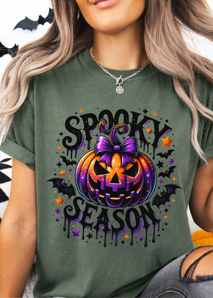 Glamfox  - Spooky Season Pumpkin Graphic Tee