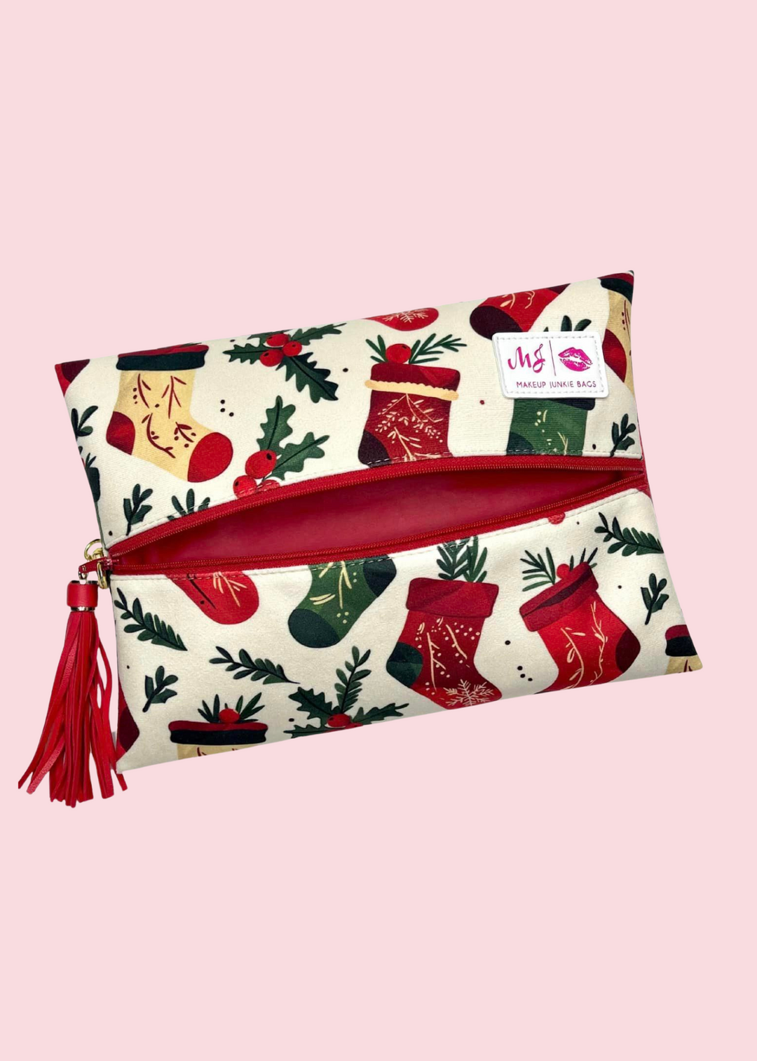 Makeup Junkie Bags - Merry MJ Flat Lay [Ready to Ship]