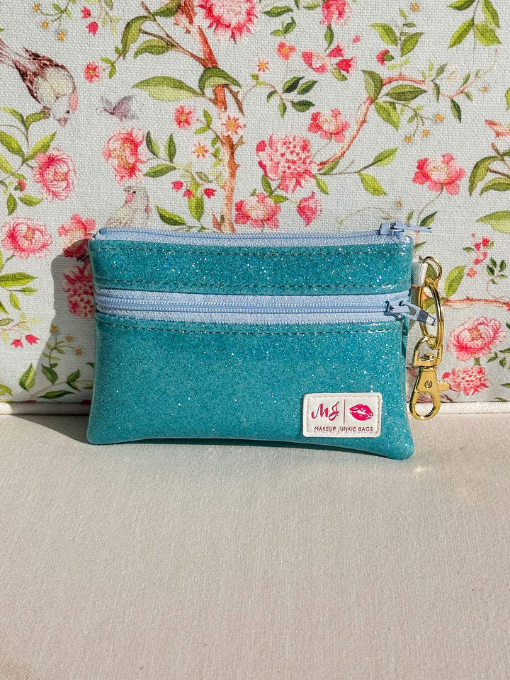 Makeup Junkie Bags - Tiffany Glitter Zip It [Ready to Ship]