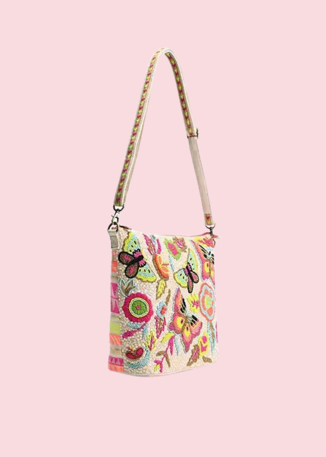 America & Beyond - Butterfly Kaleidoscope Crossbody Bag