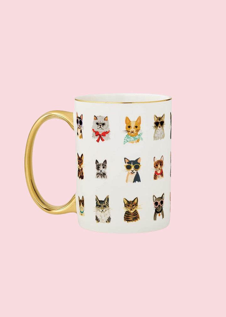 Rifle Paper Co. - Cool Cats Porcelain Mug