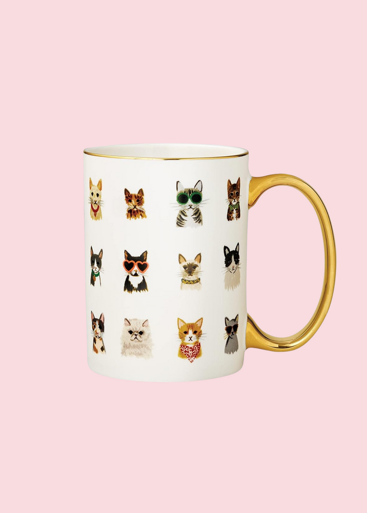 Rifle Paper Co. - Cool Cats Porcelain Mug