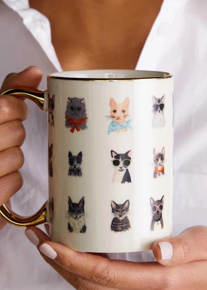 Rifle Paper Co. - Cool Cats Porcelain Mug