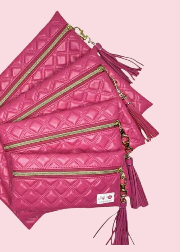 Makeup Junkie Bags - Heirloom Rose Travel Bags [Pre-Order]