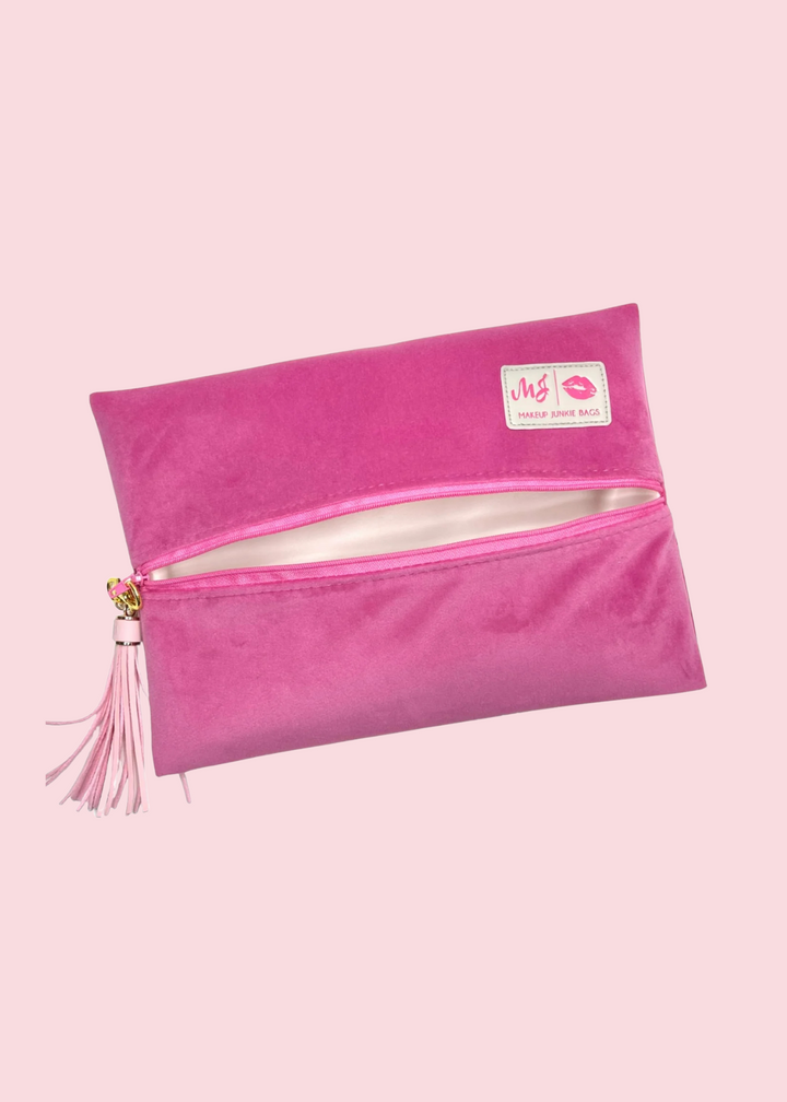 Makeup Junkie Bags - Sweet Pink Flat Lay [Pre-Order]