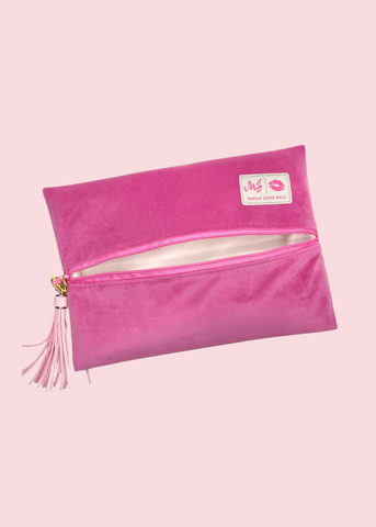 Makeup Junkie Bags - Sweet Pink Flat Lay [Pre-Order]