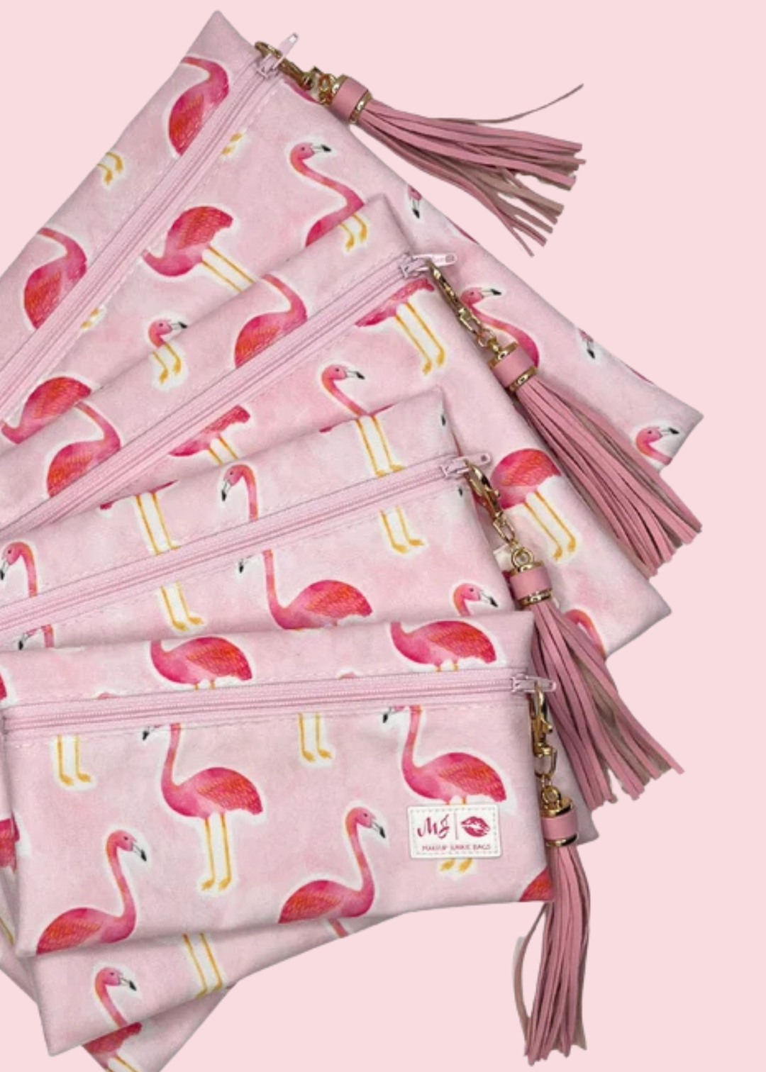 Makeup Junkie Bags - Flamingo Society Travel Bags [Pre-Order]