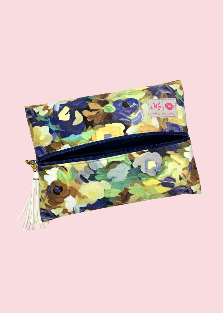 Makeup Junkie Bags - Meadow Mint Flat Lay [Pre-Order]