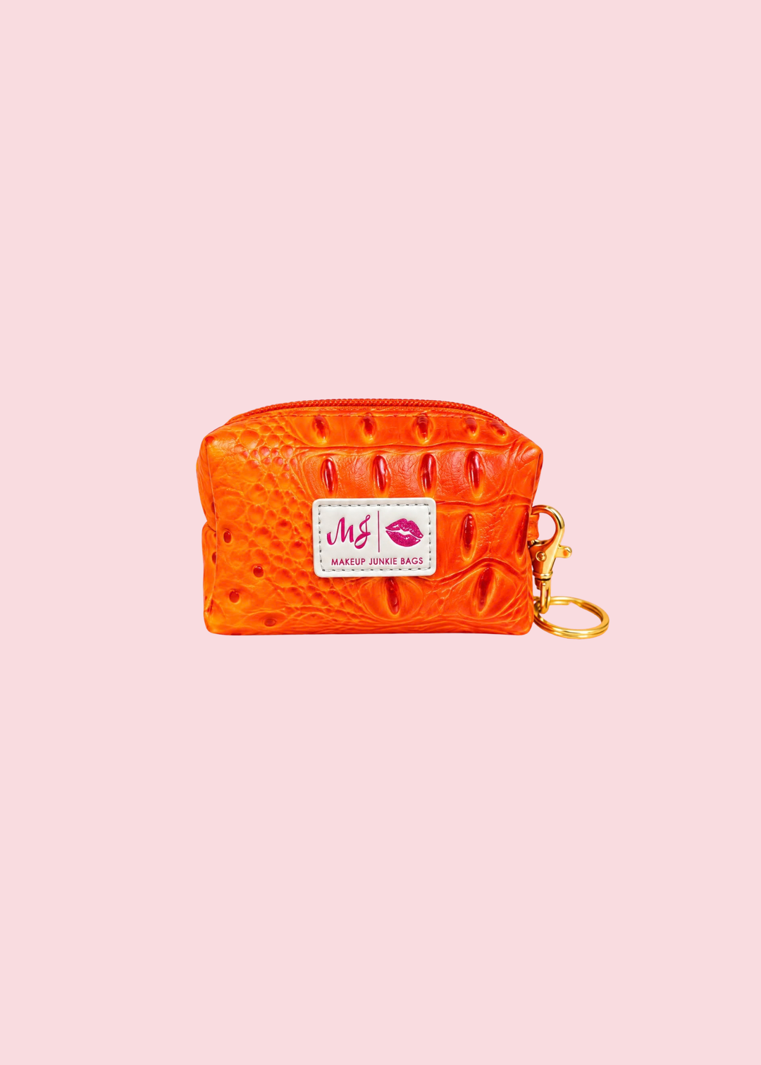 Makeup Junkie Bags - Wild Tangerine Hot Pink Travel Bags [Pre-Order]