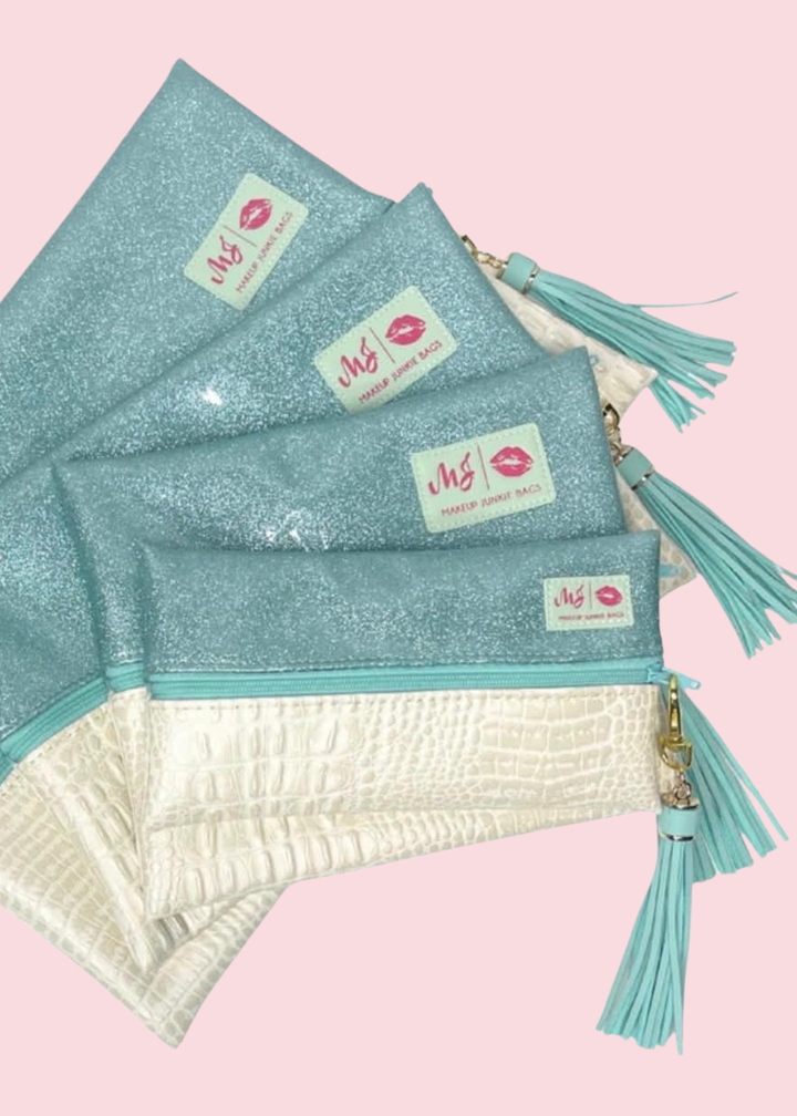 Makeup Junkie Bags - Poolside Cabana Travel Bags [Pre-Order]