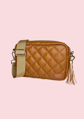 Makeup Junkie Bags - Luxe Cognac Uptown [Pre-Order]