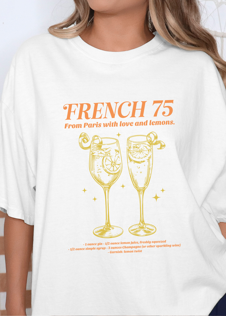 Glamfox  - French 75 Graphic Tee