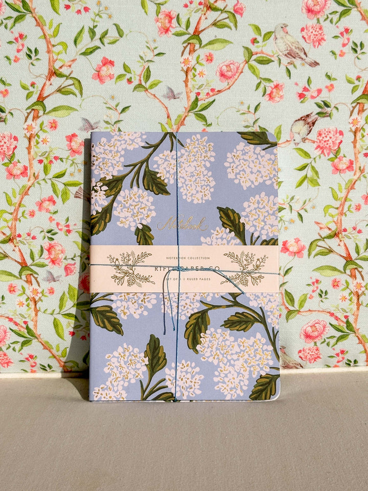 Rifle Paper Co. - Assorted Set of 3 Hydrangea Notebooks