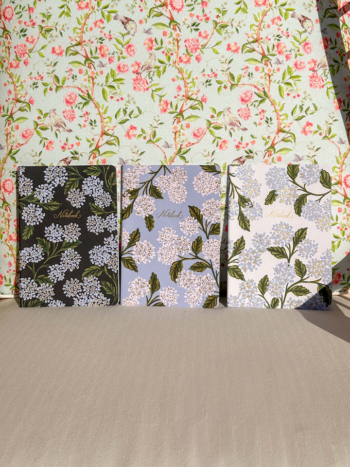 Rifle Paper Co. - Assorted Set of 3 Hydrangea Notebooks