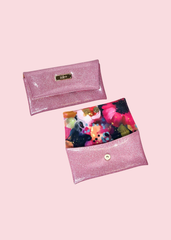 Makeup Junkie Bags - Bubble Gum Stardust Glitter Luxe Sunglass Case [Pre-Order]