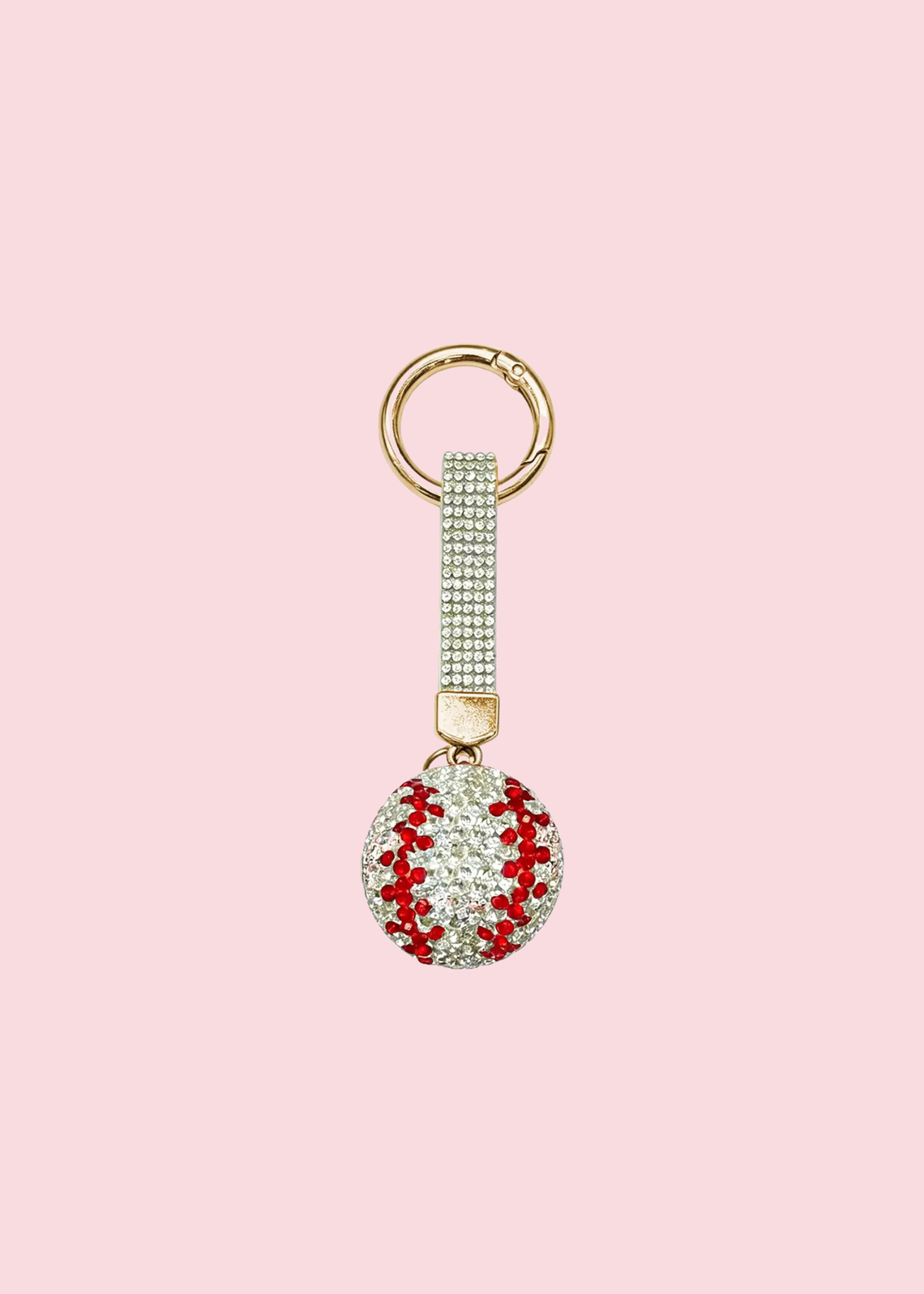 Glamfox - Baseball Bling Bag Charm