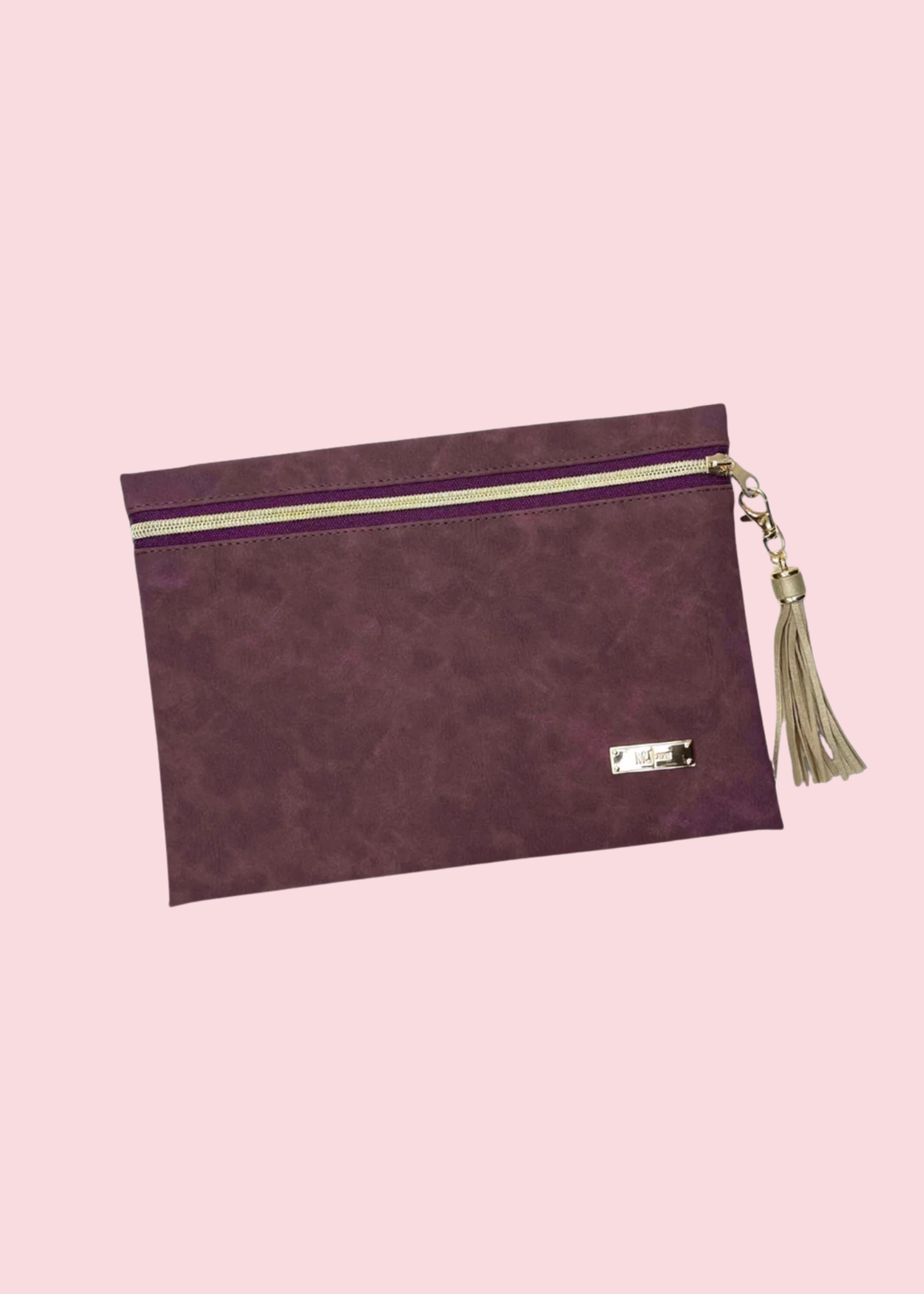 Makeup Junkie Bags - Suede Soul Bordeaux Luxe Travel Bags [Pre-Order]