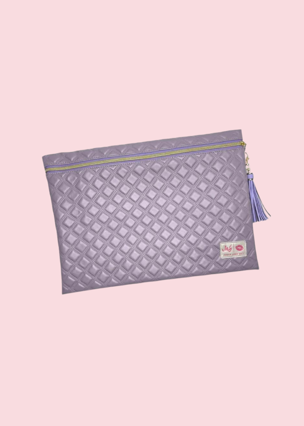 Makeup Junkie Bags - Heirloom Lilac Dust Jumbo Top Zip [Pre-Order]