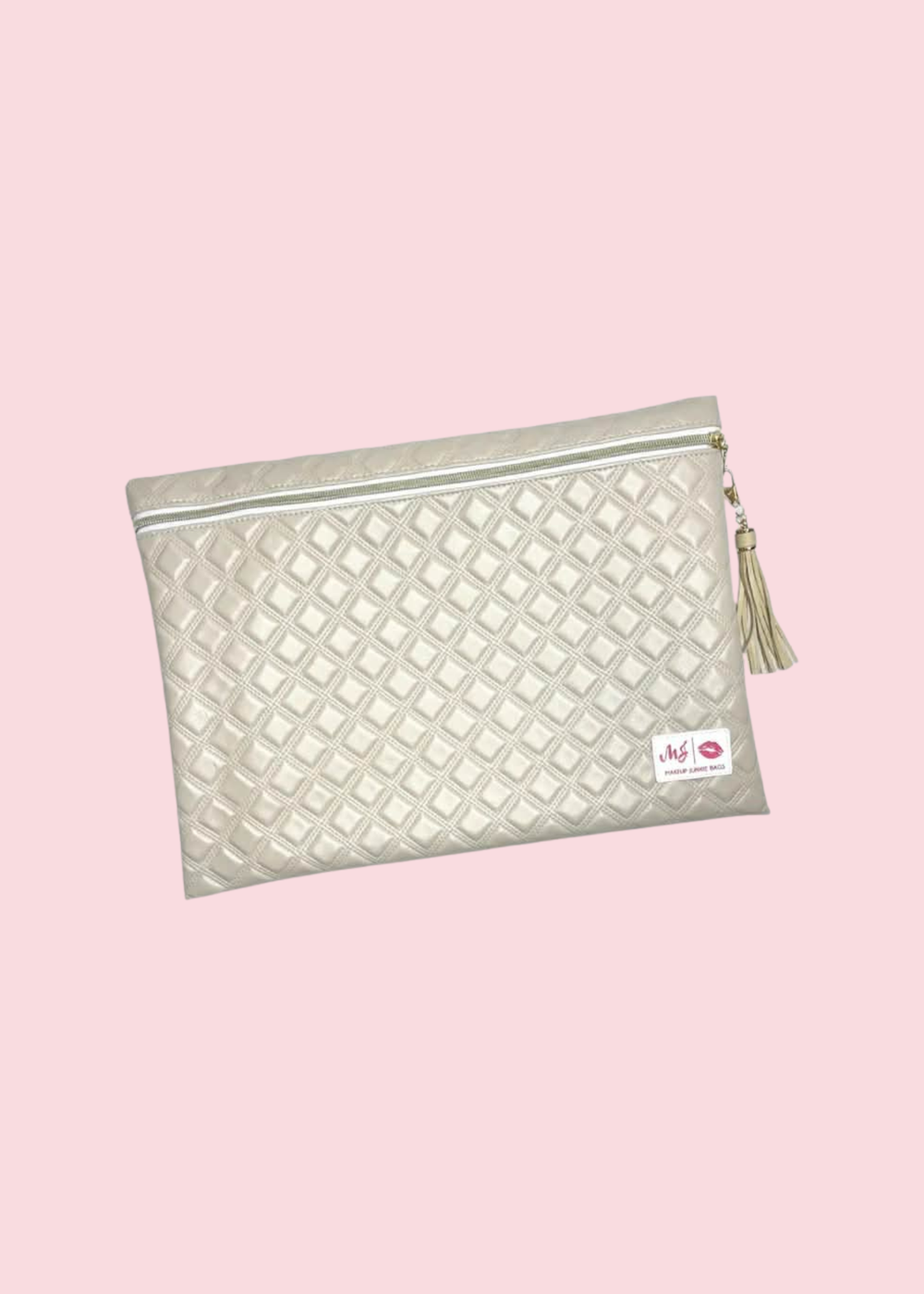 Makeup Junkie Bags - Heirloom Linen Jumbo Top Zip [Pre-Order]