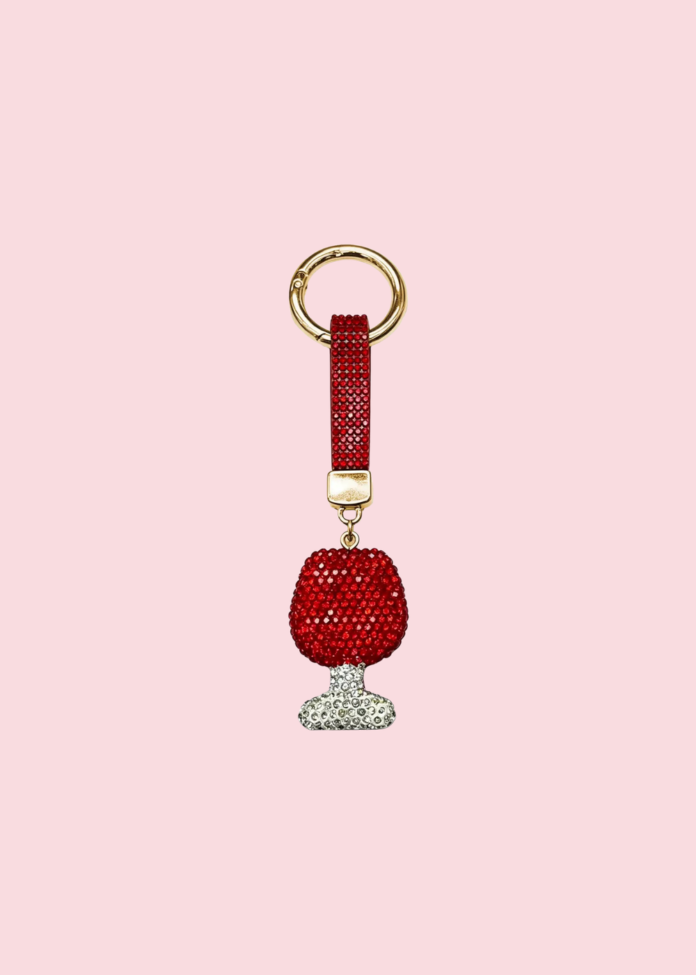 Glamfox - Wine Bling Bag Charm