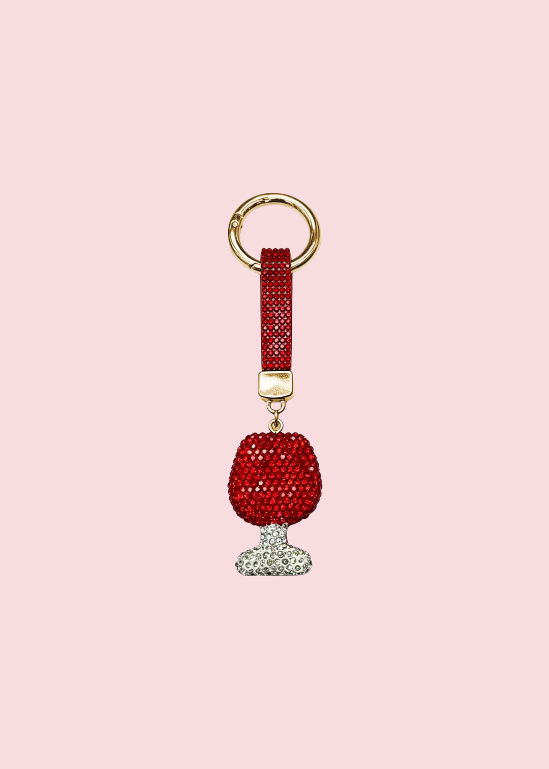 Glamfox - Wine Bling Bag Charm