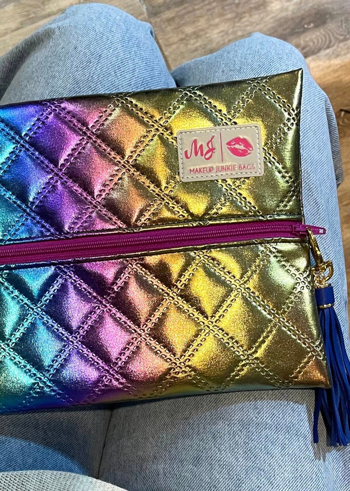 Makeup Junkie Bags - Mermaid Luster Travel Bags [Ready to Ship]