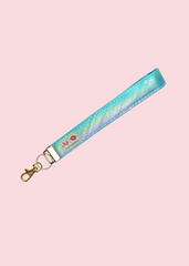 Makeup Junkie Bags - Venice Teal Keychain Wrist Strap