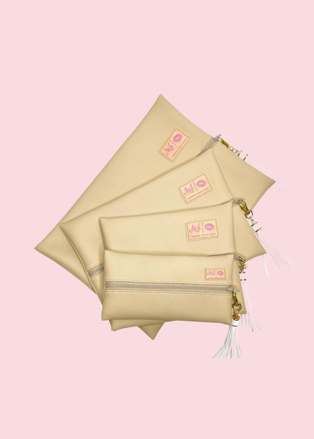 Makeup Junkie Bags - Bella Blonde Flat Lay [Pre-Order]