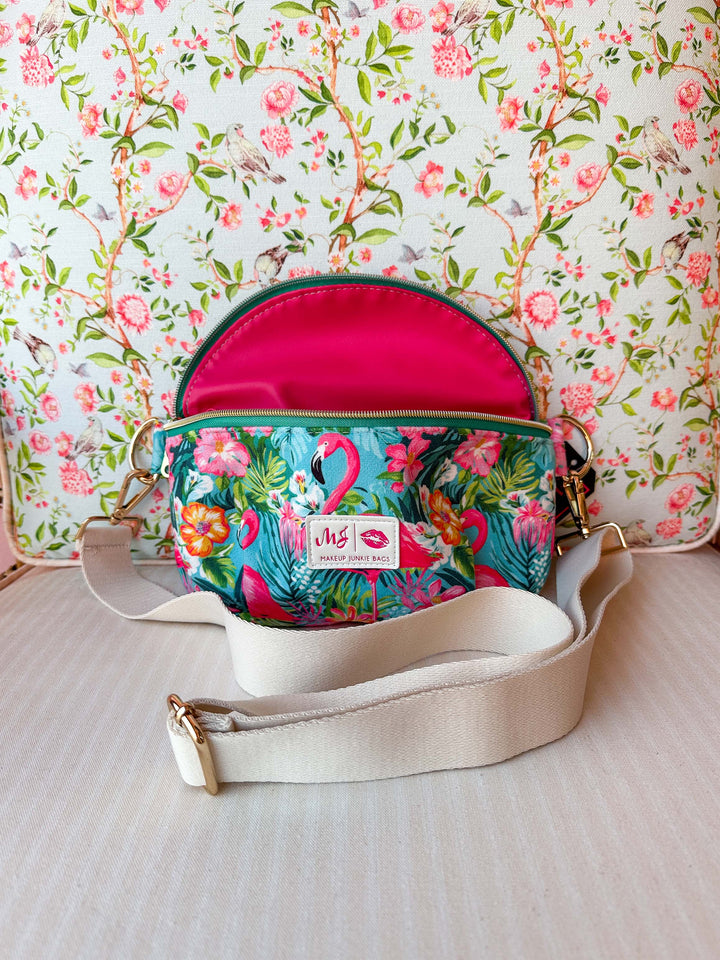 Makeup Junkie Bags - Flamingle Sidekick [Ready to Ship]