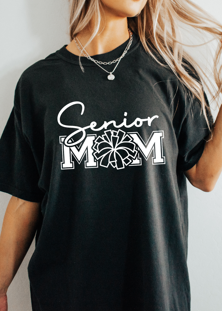 Glamfox  - Senior Cheer Mom Graphic Tee