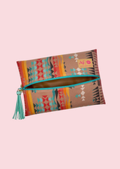 Makeup Junkie Bags - Desert Sunset Flat Lay Bag [Pre-Order]
