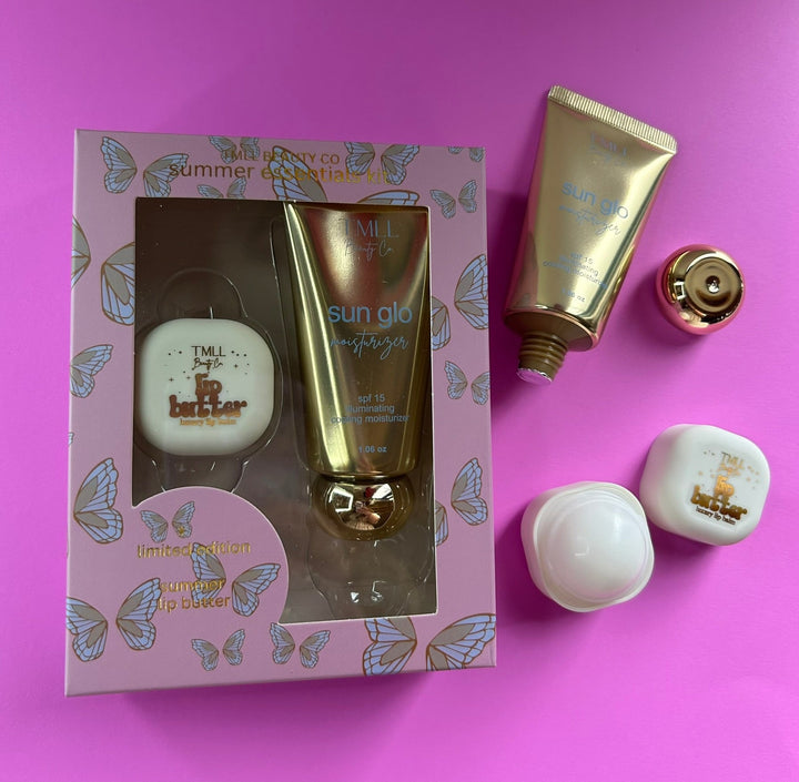 TMLL Beauty Co. - Summer Essentials Kit Cooling Sun Glo + Limited Edition Lip Butter