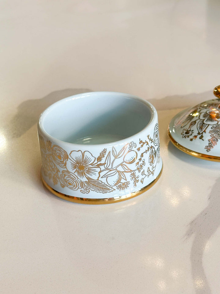 Rifle Paper Co. - Colette Round Porcelain Box