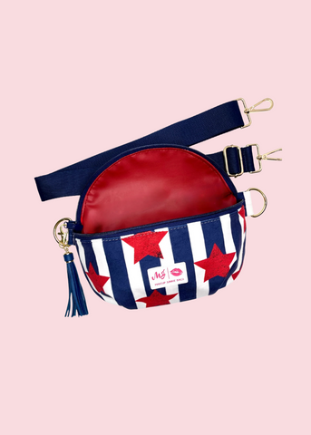 Makeup Junkie Bags - Stars and Stripes Sidekick [Pre-Order]