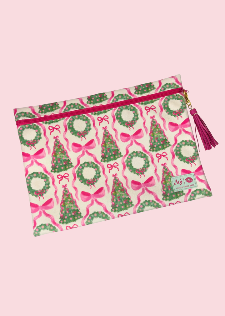 Makeup Junkie Bags - Wreath Witherspoon Travel Bags [Pre-Order] - Ships Mid November