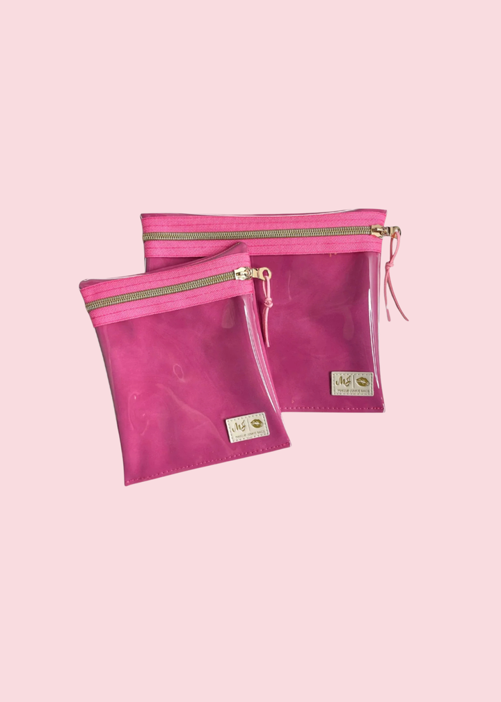 Makeup Junkie Bags - Suede Soul Candy Luxe Travel Bags [Pre-Order]
