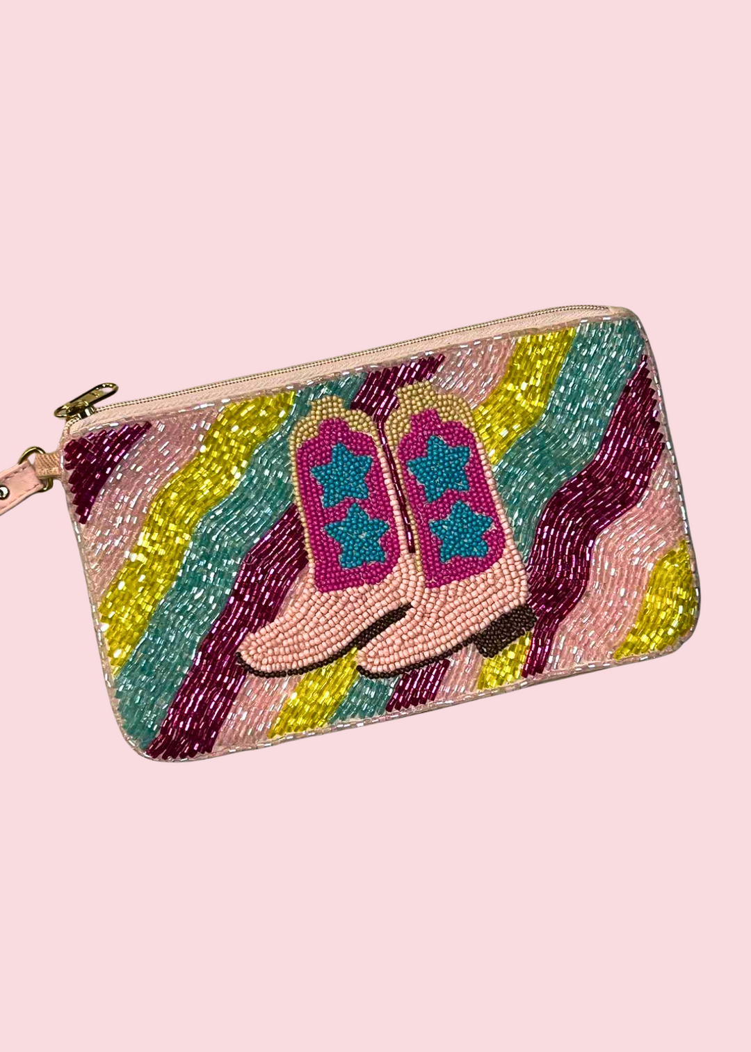 All That Glitterz - Bling Beaded Zippy Bag