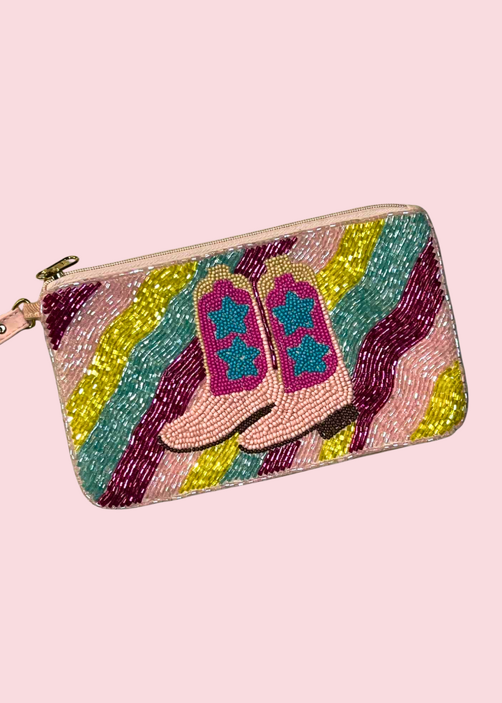 All That Glitterz - Bling Beaded Zippy Bag