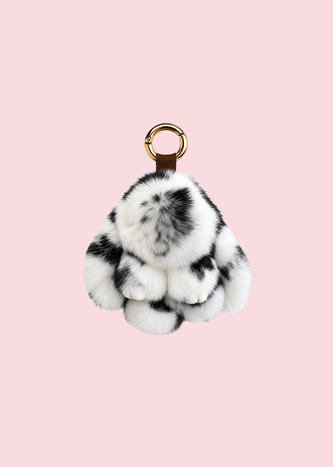 Glamfox - Multi Color Fluffy Bunny Bag Charm [Pre-Order]