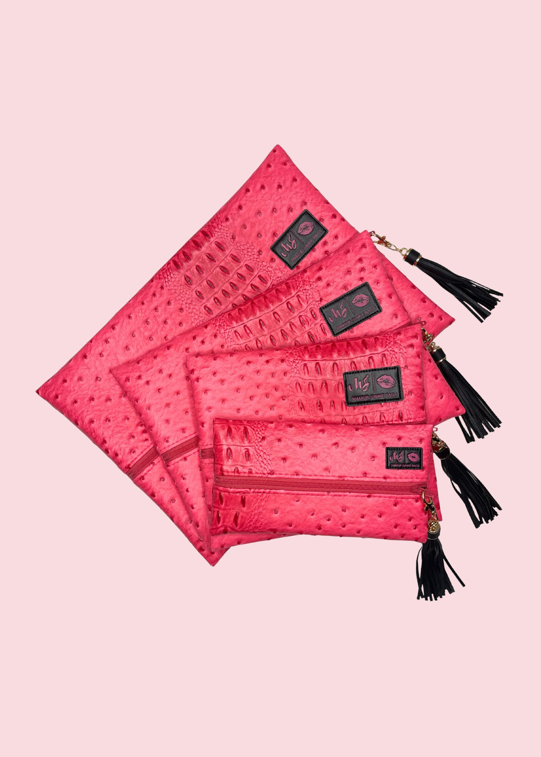 Makeup Junkie Bags - Dune Neon Flat Lay [Pre-Order]